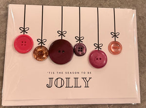 Button Holiday Cards